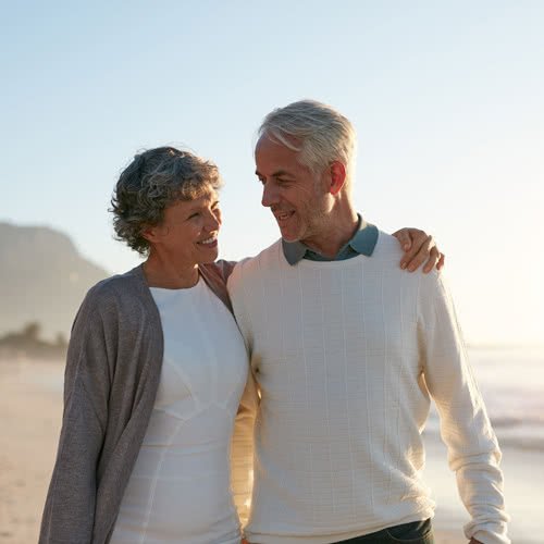 Happy Couple on Beach